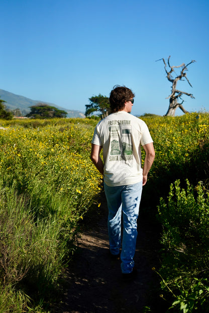 Photo of models Back of pasta santina treasure map 