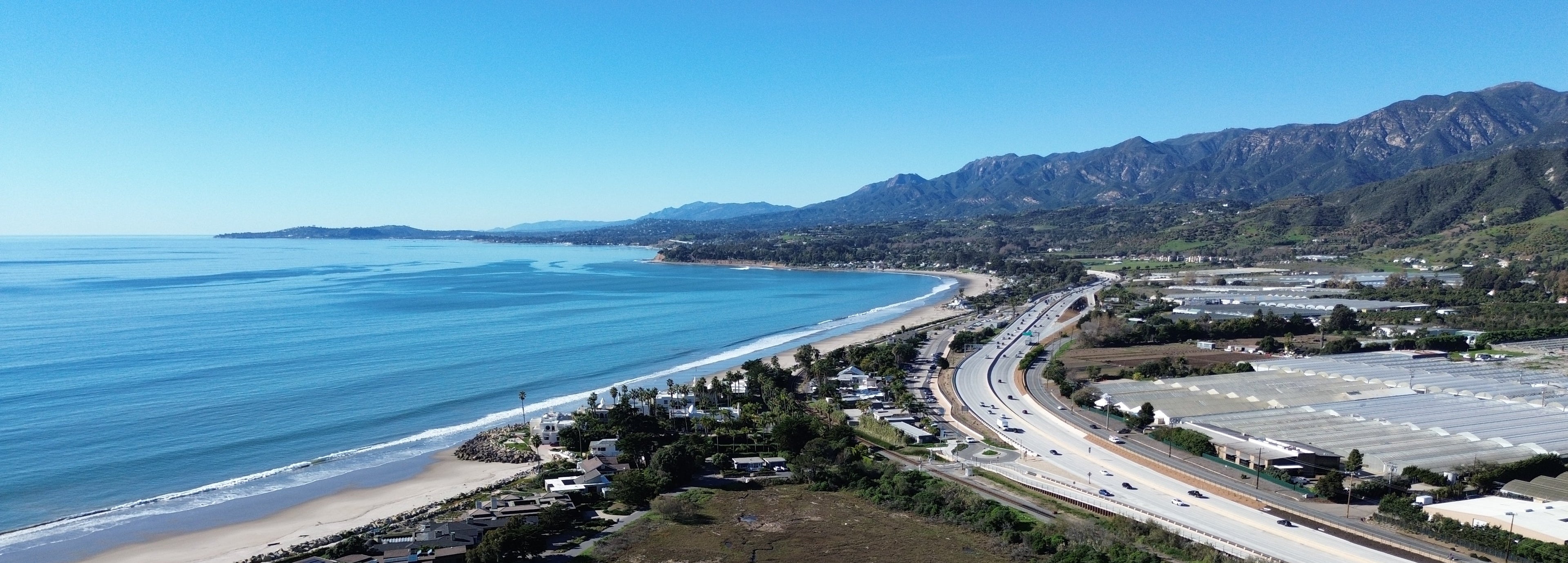 Areal picture of santa barbara
