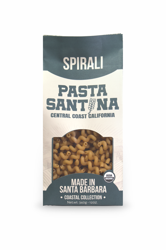 Pasta Santina Spirali packaging on a white background